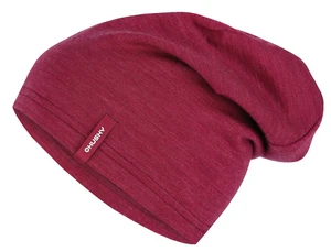 Merino čepice HUSKY Merhat faded bordo