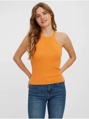 Oranžový top VERO MODA Sofi - Dámské