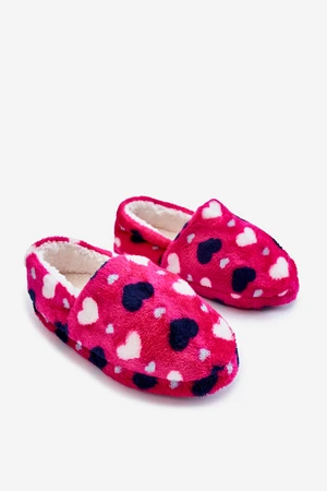 Children's insulated slippers In the heart of Fuchsia Meyra