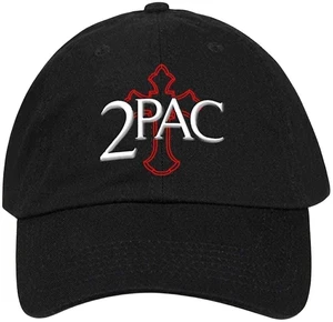 2Pac Gorra Cross Logo Black