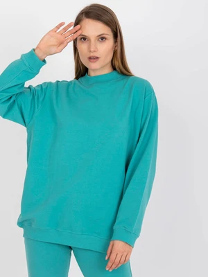 Basic dusty green oversized sweatshirt