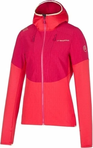 La Sportiva Session Tech Hoody W Lollipop/Cerise L Sudadera con capucha para exteriores