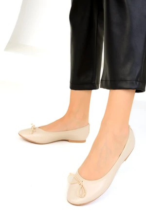 Soho Beige Women's Flats 19003