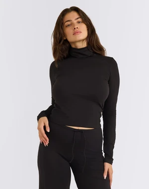 Organic Basics Everyday Turtleneck Black L