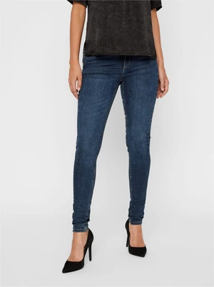 Blue slim fit jeans VERO MODA Lux