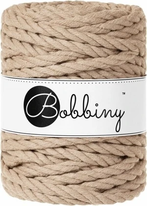 Bobbiny 3PLY Macrame Rope 9 mm 30 m Sand Corda