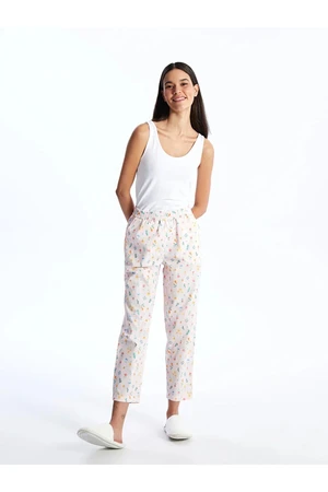 LC Waikiki Patterned Women's Pajama Bottoms with Elastic Waist