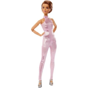 Mattel Barbie Looks s krátkymi vlasmi v ružovom outfite