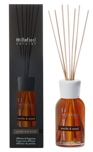 Millefiori Milano Aroma difuzér Natural Vanilka a dřevo 250 ml