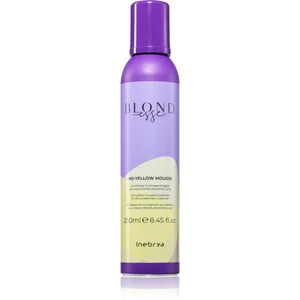 Inebrya BLONDesse No-Yellow Mask pěnový kondicionér neutralizující žluté tóny 250 ml