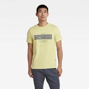 G-STAR T-shirt - RAW gr slim r t yellow