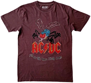 AC/DC T-shirt Fly On The Wall Tour Maroon XL