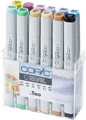 Copic Classic Fixy Pastel Colours 12 ks