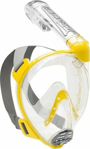 Cressi Duke Dry Yellow Transparent S/M Masque de plongée