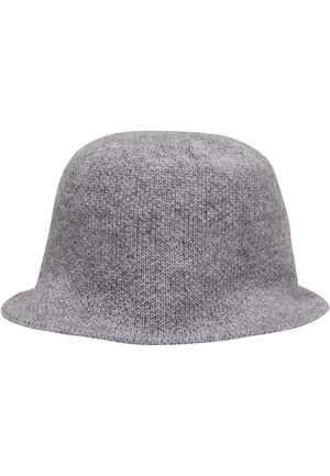 Knitted Bucket Beanie Heathergrey