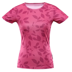 Women's T-shirt ALPINE PRO QUATRA fuchsia red variant pb