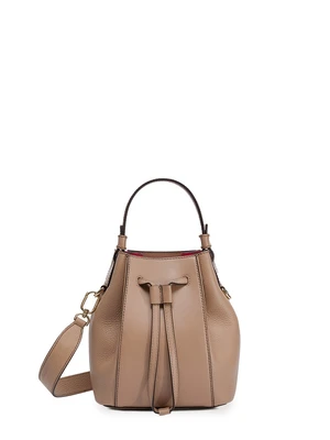 Kabelka - FURLA MIASTELLA MINI BUCKET BAG hnedá