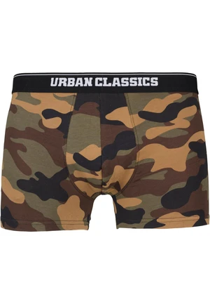 2-pack of camo boxer shorts with wooden camo