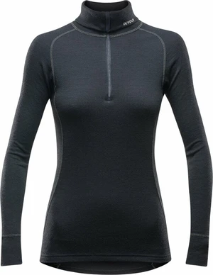 Devold Duo Active Merino 210 Zip Neck Woman Black L Sous-vêtements thermiques