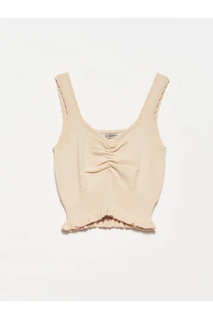 Dilvin Camisole - Beige - Slim fit