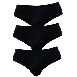 3PACK men's briefs Nedeto black