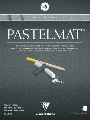 Clairefontaine Pastelmat Glued Pad N6 30 x 40 cm 360 g Carnete de Schițe