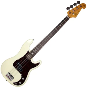 SX SPB62 Vintage White E-Bass