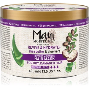 Maui Moisture Revive & Hydrate + Shea Butter hydratační a vyživující maska na vlasy 400 ml