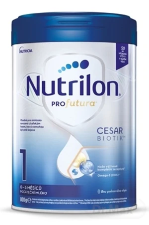 Nutrilon Profutura CESARBIOTIK™ 1 počiatočné mlieko od narodenia 800g