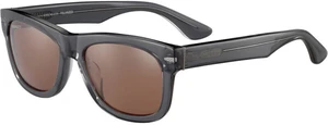 Serengeti Foyt Shiny Transparent Grey/Mineral Polarized Drivers Ochelari de stil de viață