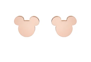 Disney Minimalistické bronzové náušnice Mickey Mouse E600179PL-B.CS