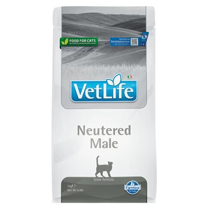 VET LIFE Natural Neutered Male granule pre kastrované kocúry, Hmotnosť balenia (g): 2 kg