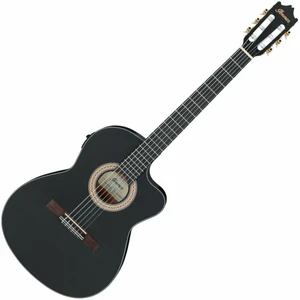 Ibanez GA5MHTCE-WK 4/4 Weathered Black Open Pore Elektro-klasszikus gitár