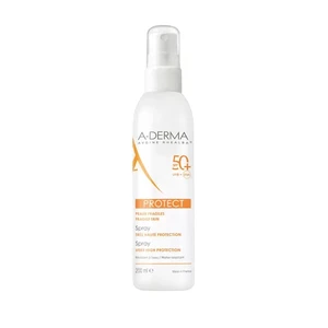 A-DERMA Sprej na opalování SPF 50+ (Protect Sun Spray) 200 ml