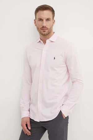 Bavlněná košile Polo Ralph Lauren regular, s italským límcem
