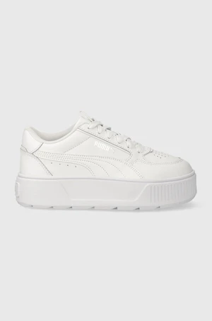 Dětské sneakers boty Puma Karmen Rebelle Jr bílá barva