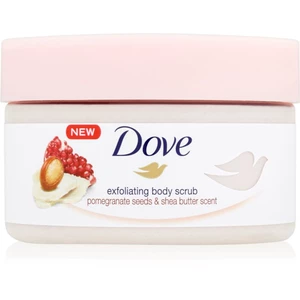 Dove Exfoliating Body Scrub Pomegranate Seeds & Shea Butter ošetrujúci telový peeling 225 ml