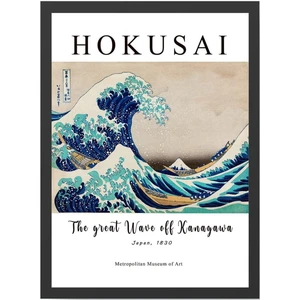 Plakat 35x45 cm Hokusai – Wallity