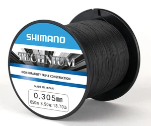 Shimano vlasec technium pb čierna -  priemer 0,285 mm / nosnosť 7,5 kg / návin 1280 m