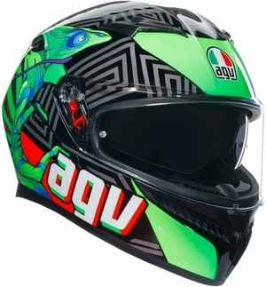 AGV K3 Kamaleon Black/Red/Green XL Casca