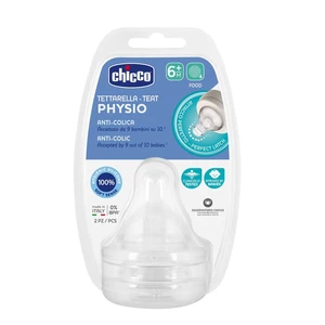 CHICCO Dudlík na láhev Perfect 5 Well-Being na kaši 2 ks