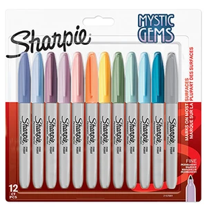 Sharpie 2157681, popisovač Mystic Gems, mix barev, 12ks, permanentní