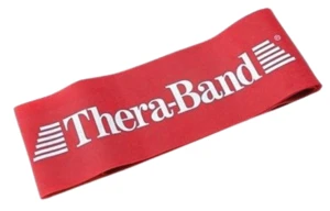 THERABAND Thera-Band Loop 7,6cmx30,5cm - Červená, středně silná