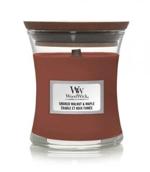 WoodWick Vonná sviečka váza malá Smoked Walnut & Maple 85 g