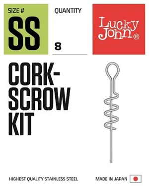 Lucky John spirála CORCKSCROW KIT vel.SS