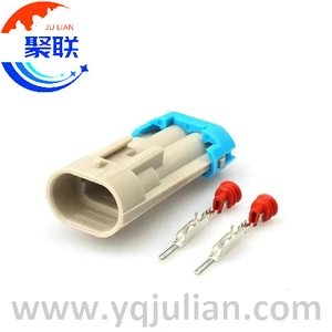 Auto 2pin plug 12162343 12052634 wiring sealed plug electrical waterproof connector with terminals and seals