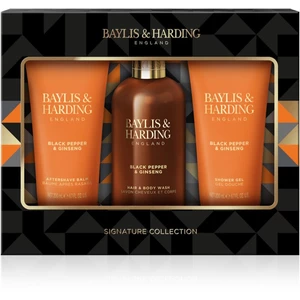 Baylis & Harding Black Pepper & Ginseng darčeková sada (na tvár, telo a vlasy) pre mužov