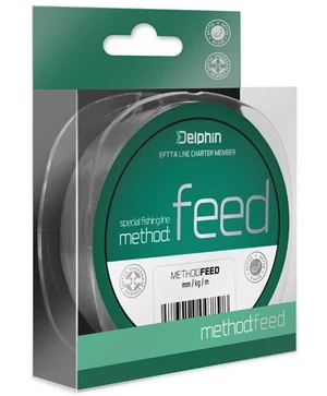 Delphin vlasec method feed šedá 150 m-průměr 0,14 mm / nosnost 4 lb