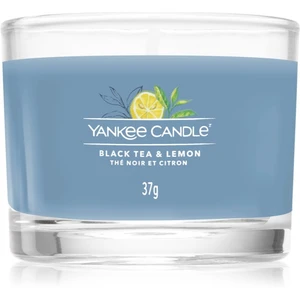 Yankee Candle Black Tea & Lemon votívna sviečka glass 37 g