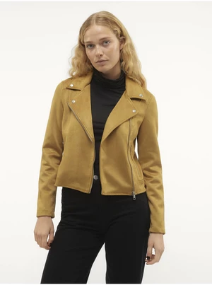 Women's mustard jacket in suede Vero Moda Jose